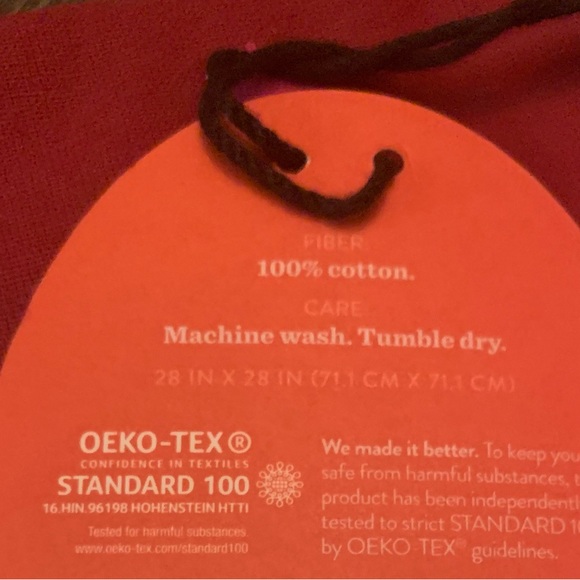 OPALHOUSE Set of 2 (different Patterns) Large 28” x 28” Flour Sack Kitchen Towel - Picture 9 of 9